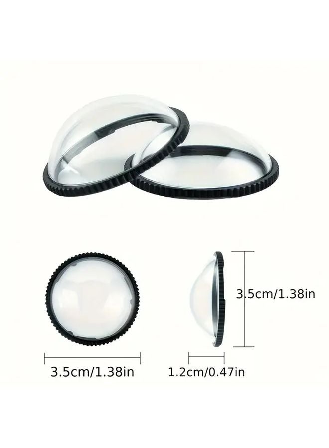 2Pcs PC Lens Protector Compatible with Insta360 X4 Panoramic Camera Model X4 - Image 3