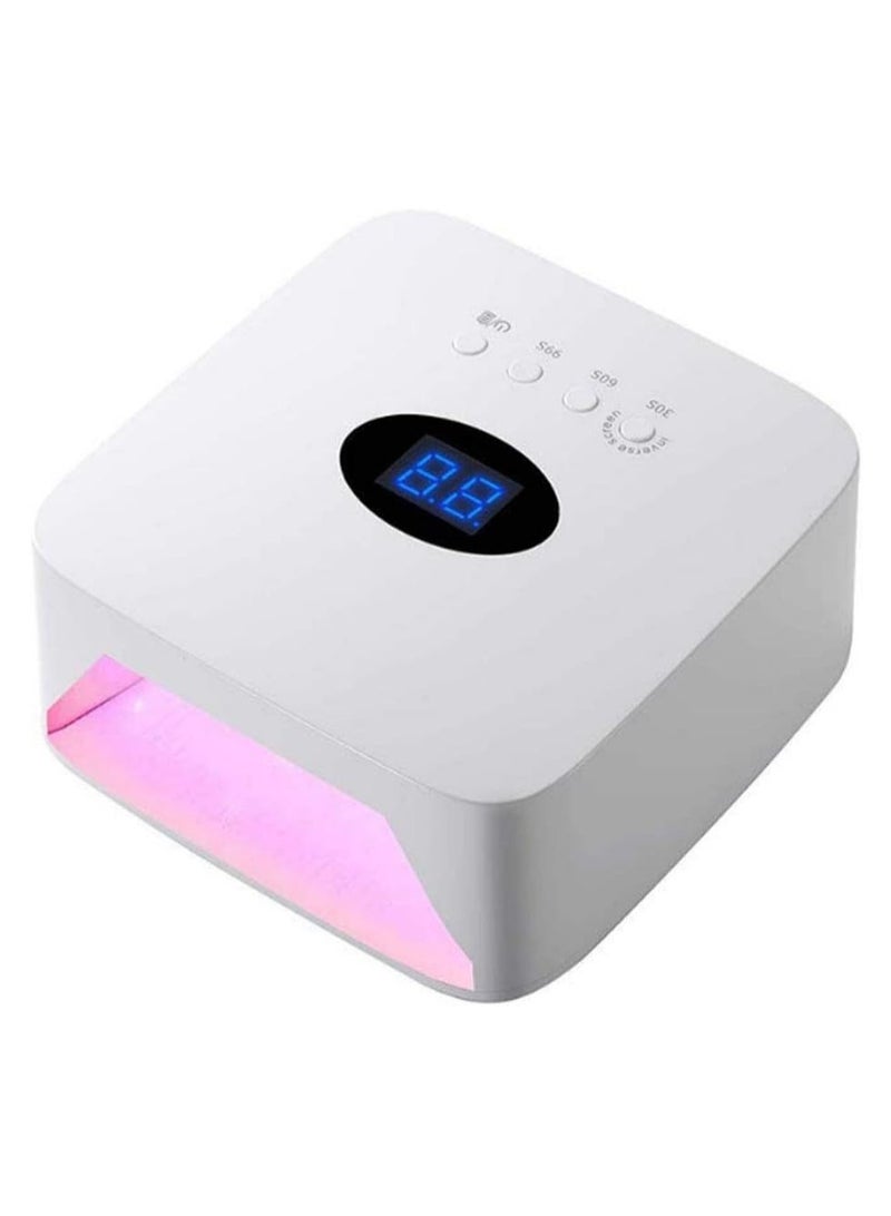 Nail Lamp Mini Gel Nail Light Fast Nail Dryer For Gel Polish Curing 180°Opening Design USB Nail Dryer Portable 16W Quick Drying Sun UV LED Lamp For Single Finger Nail Art Tools Accessories  - Image 1