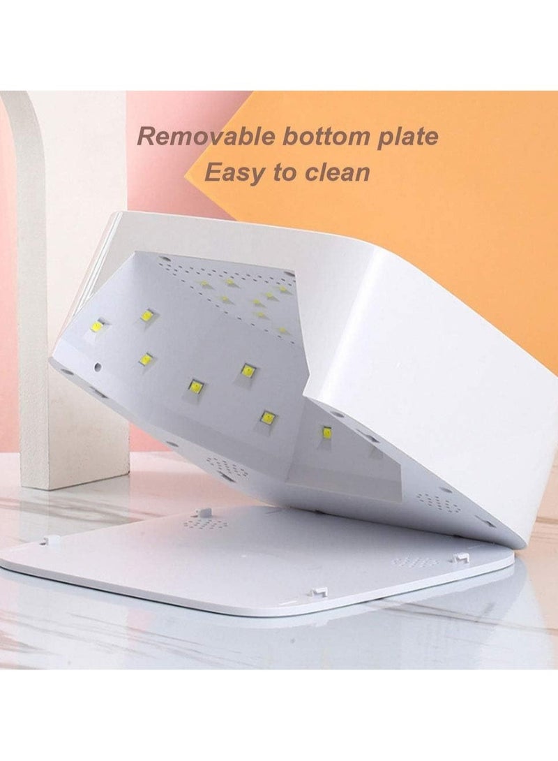 Nail Lamp Mini Gel Nail Light Fast Nail Dryer For Gel Polish Curing 180°Opening Design USB Nail Dryer Portable 16W Quick Drying Sun UV LED Lamp For Single Finger Nail Art Tools Accessories  - Image 5