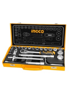 INGCO 24pcs 1/2" socket set, 10-32mm  - Image 1