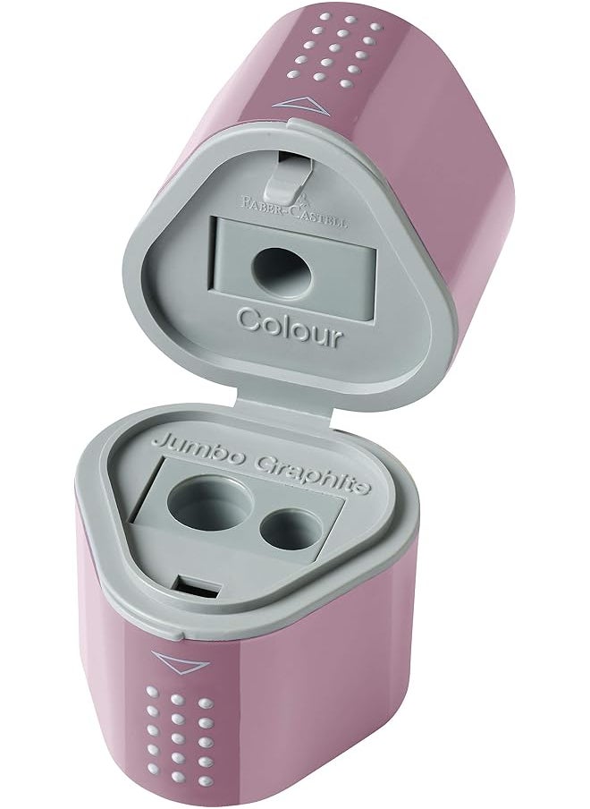 FABER-CASTELL - Sharpener Grip Trio Pink - Image 1