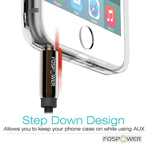 FosPower 3.5mm to RCA Cable (6FT), RCA Audio Cable 24K Gold Plated Male to Male Stereo Aux Cord [Left/Right] Y Splitter Adapter Step Down Design - Image 3