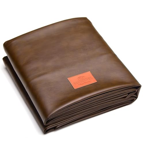 BEARCOVER Heavy Duty Leatherette Billiard Pool Table Cover, Waterproof & Tearproof Cover for Pool Table 7/8/9FT 8Feet-Coffee - Image 3