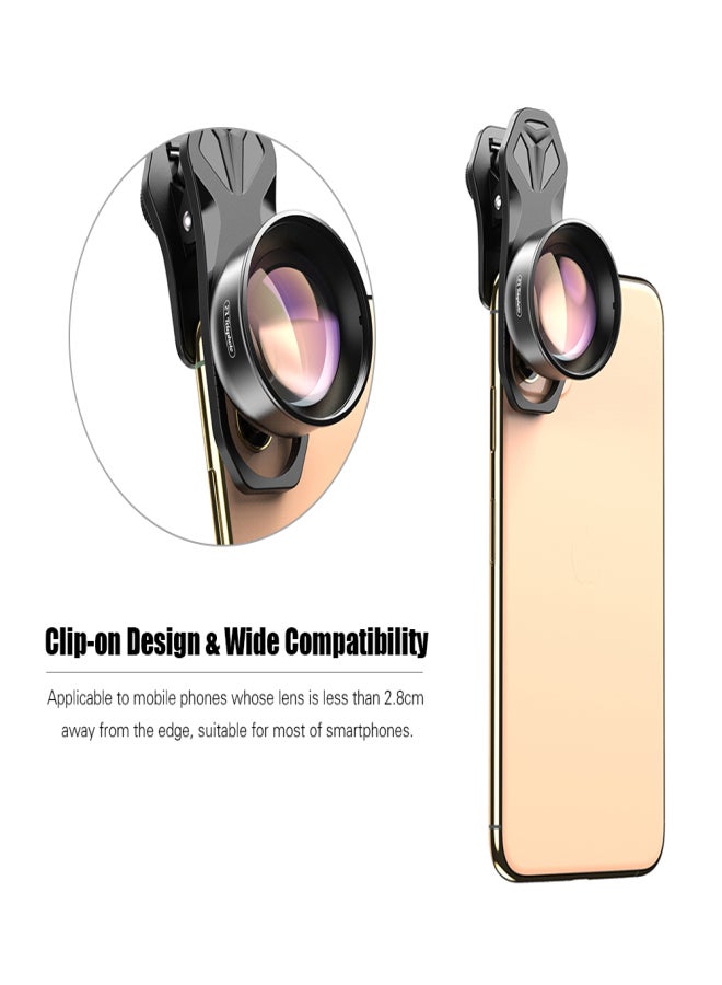آبيكسل عدسة APEXEL APL-HD5T متعددة الطبقات للتصوير عن بُعد للهواتف الذكية، بتقريب بصري 2x، متوافقة مع الهواتف الذكية ذات العدسة المزدوجة/العدسة الواحدة، مثل iPhone X/Xs/8P وSamsung Galaxy وHuawei وXiaomi. - Image 3