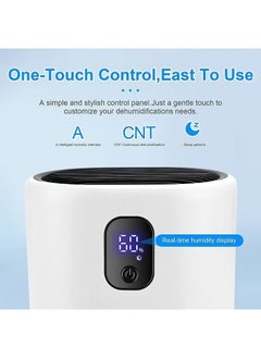 RedMapleTEK Dehumidifiers for Home, 1000ml, Super Quiet, Auto Shut-Off, Small Dehumidifier with 7 Colour LED, Portable Low Energy Dehumidifiers for Drying Clothes,Dehumidifier for Bedroom, Kitchen, Bathroom  - Image 5