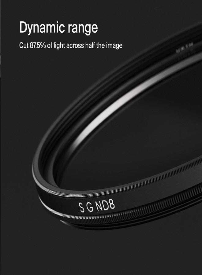 Urth 52mm Soft Graduated ND8 Lens Filter (Plus+) - 3-Stop, Ultra-Slim 20-Layer Nano-Coated Soft Grad Neutral Density Camera Lens Exposure Balance Filter - Image 5