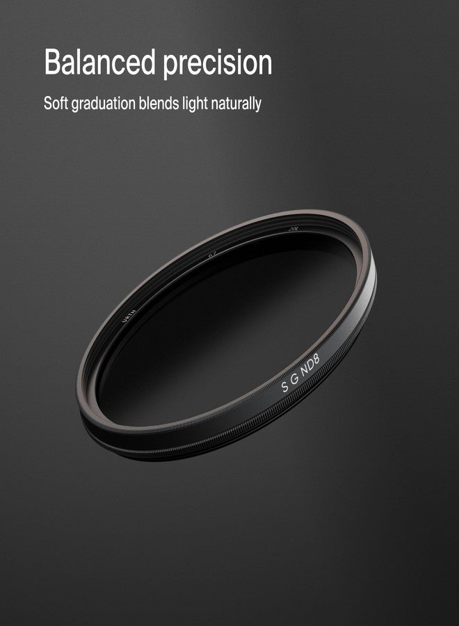 Urth 52mm Soft Graduated ND8 Lens Filter (Plus+) - 3-Stop, Ultra-Slim 20-Layer Nano-Coated Soft Grad Neutral Density Camera Lens Exposure Balance Filter - Image 3