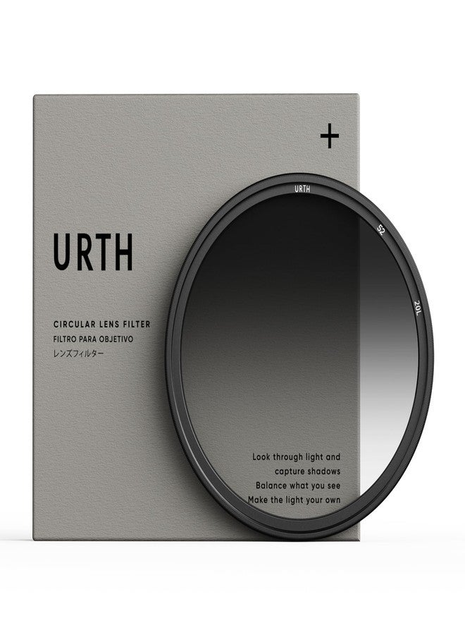 Urth 52mm Soft Graduated ND8 Lens Filter (Plus+) - 3-Stop, Ultra-Slim 20-Layer Nano-Coated Soft Grad Neutral Density Camera Lens Exposure Balance Filter - Image 1