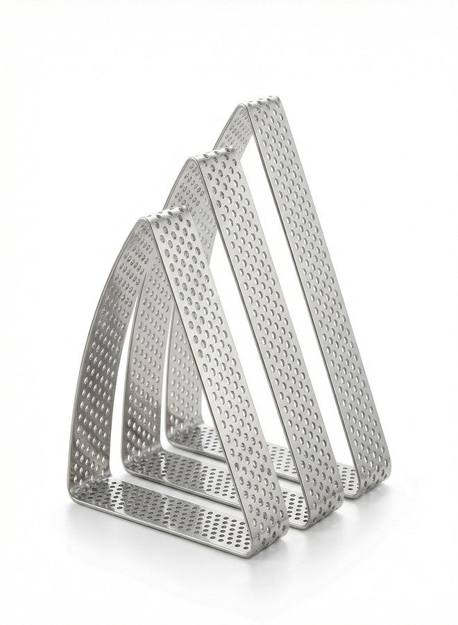 KGCGJVB 3Pcs Scone Cutter Stainless Steel Cutters for Baking Triangle Biscuit and Crumbl Cookie Tool, Perfect Pastry and Sandwich Dough Cutter for Evenly Shaped Scones Biscuits and Desserts - Image 1