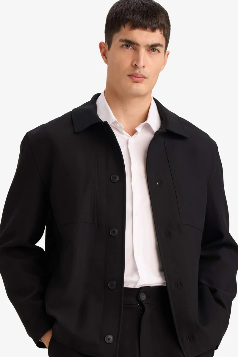 ديفاكتو Regular Fit Cotton Lined Blazer