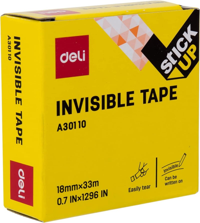 Deli Invisible Office Tape, 33 Meter Length - Image 2