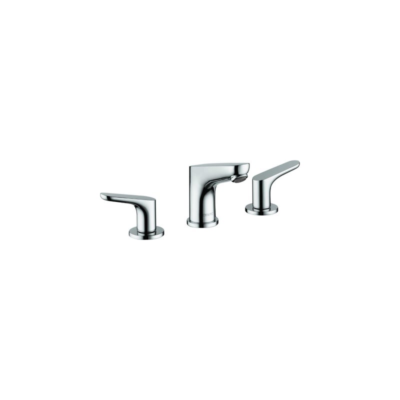 hansgrohe Focus Modern Widespread Easy Clean 2Handle 3 5inch Tall Bathroom Sink Faucet in Chrome 04369000 Medium