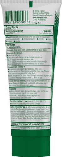 Biofreeze Pain Relief Gel Pain Reliver Knee  Lower Back Pain Relief Sore Muscle Relief Neck Pain Relief Pharmacist Recommended FSA Eligible 3 FL OZ Menthol Gel Pack of 2 - Image 3