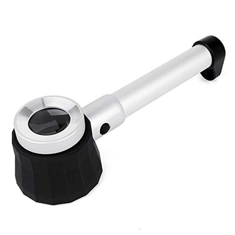 oddpod ™ 10x Premium 3-LED Hand-held Aluminium Alloy Magnifier with Measurement Scale & Illumination - Image 1