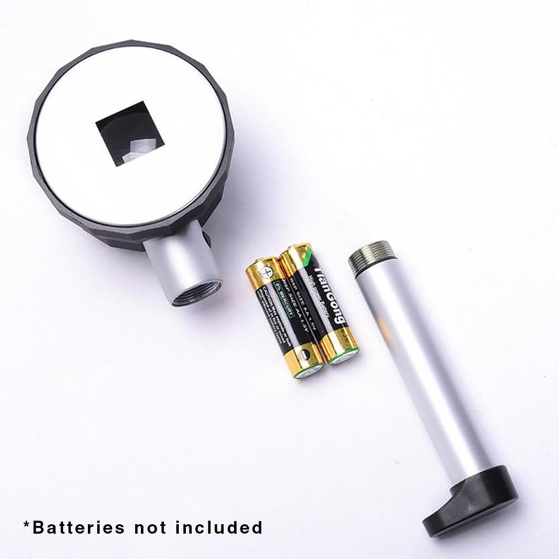 oddpod ™ 10x Premium 3-LED Hand-held Aluminium Alloy Magnifier with Measurement Scale & Illumination - Image 5