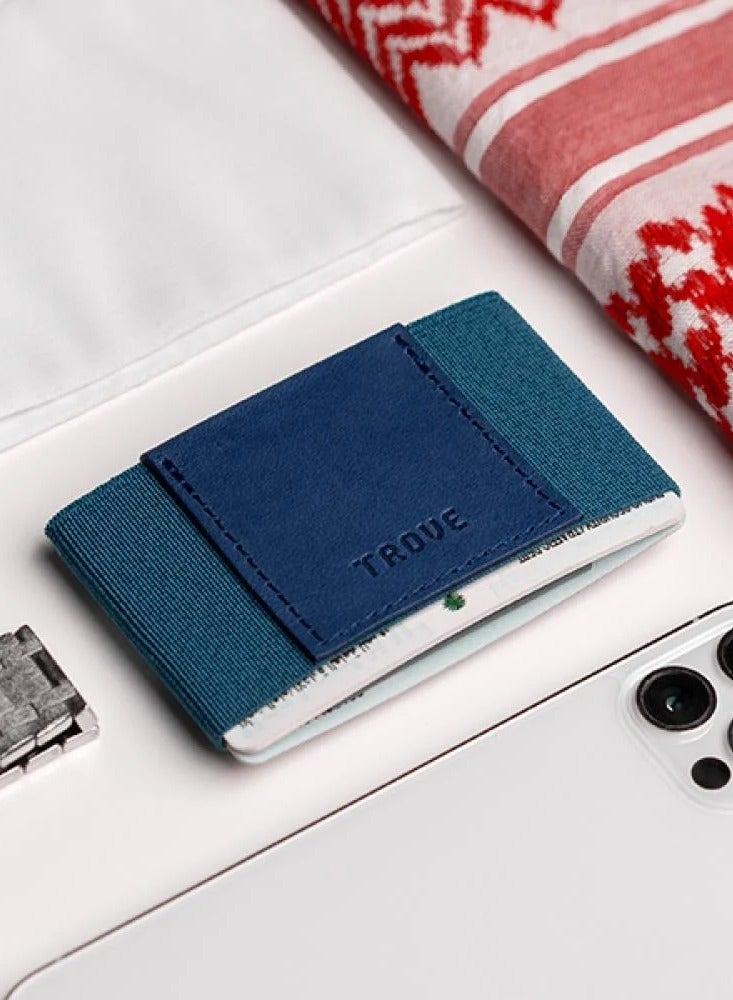 Trove Green and blue card wallet from Trove. - Image 4