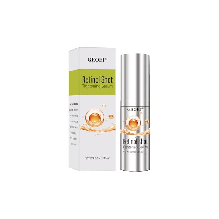 Retinol Shot Tightening Serum, Minimizes Pores & Fine Lines Overnight, Retinol Shot Tightening Booster，For All Skin Types，30ml