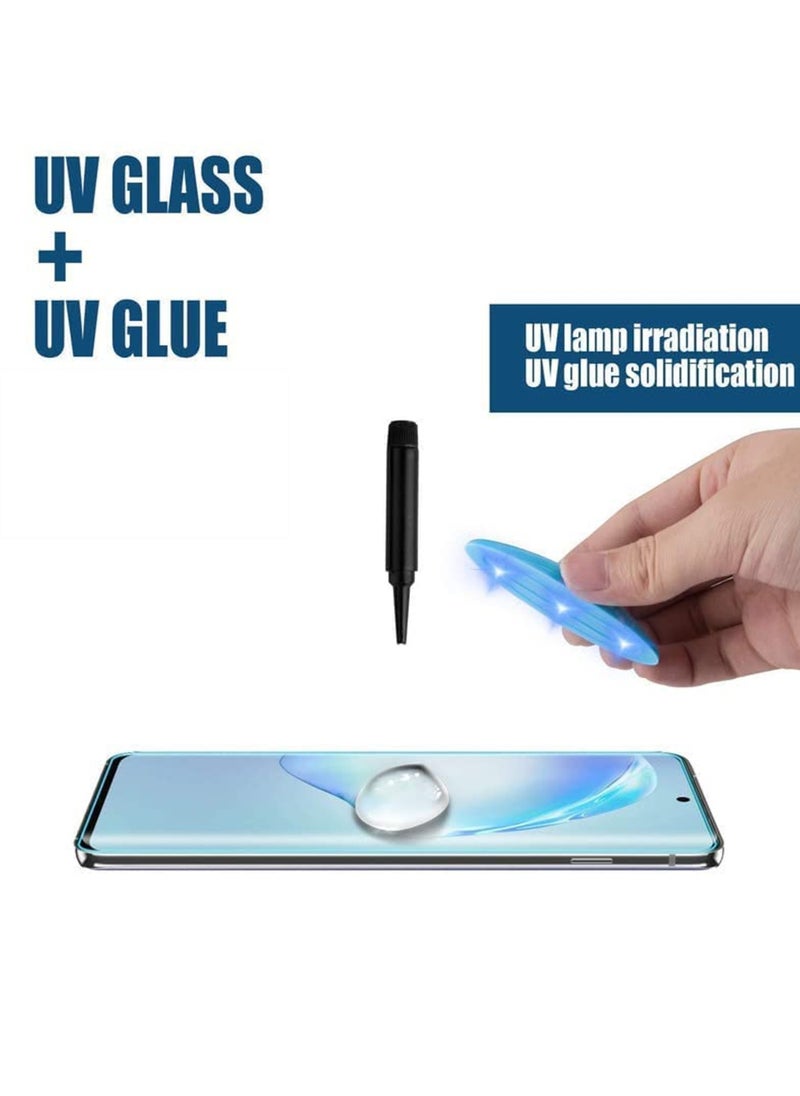 Generic - Honor X9B Screen Protector – UV Liquid Glue Full Screen Edge to Edge Tempered Glass Screen Protector, High Transparency, Delicate Touch, Anti-Explosion, Smooth Arc Edges. - Image 1