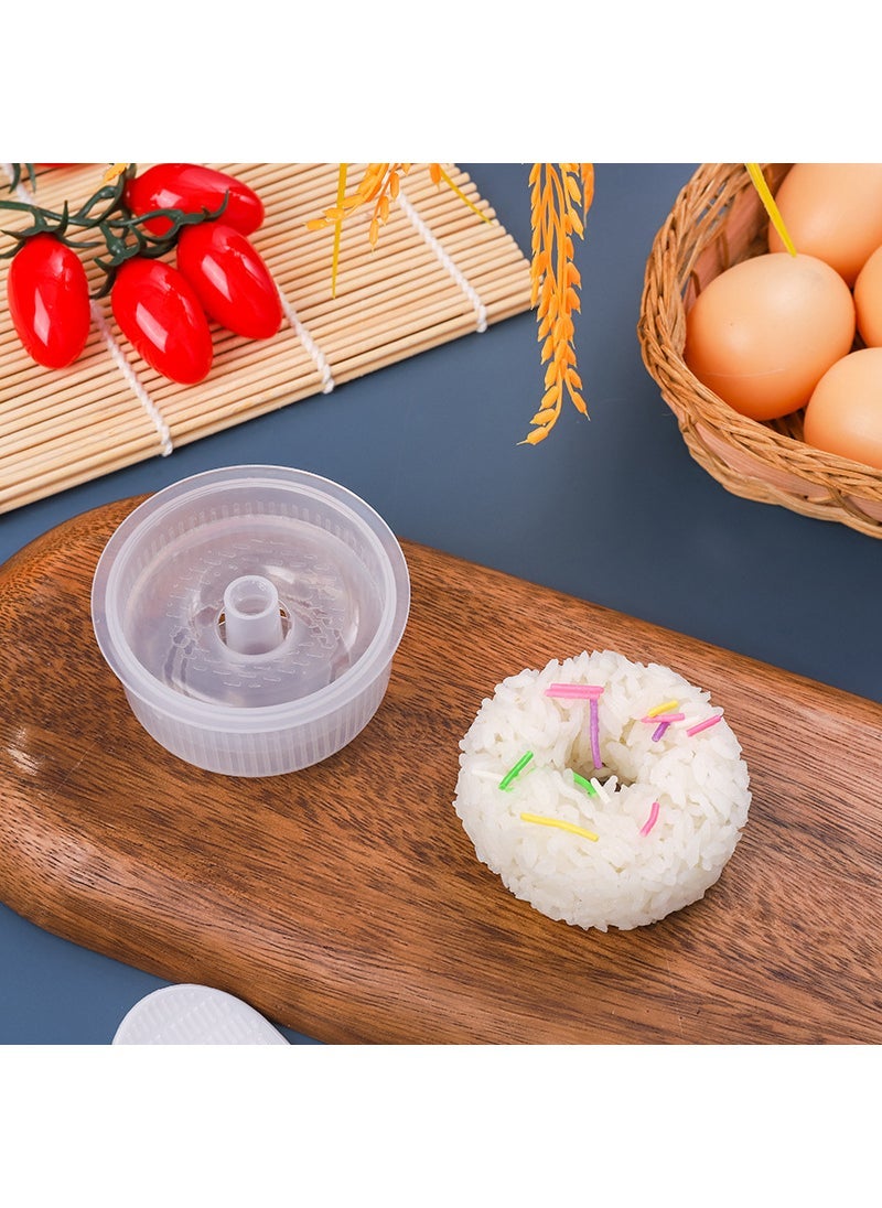 Cross-border special triangle sushi rice ball pinch mold childrens rice ball grinding tool food grade rice ball artifact wholesale 20# transparent round