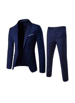 KUYING New Slim Fit Suit Set 