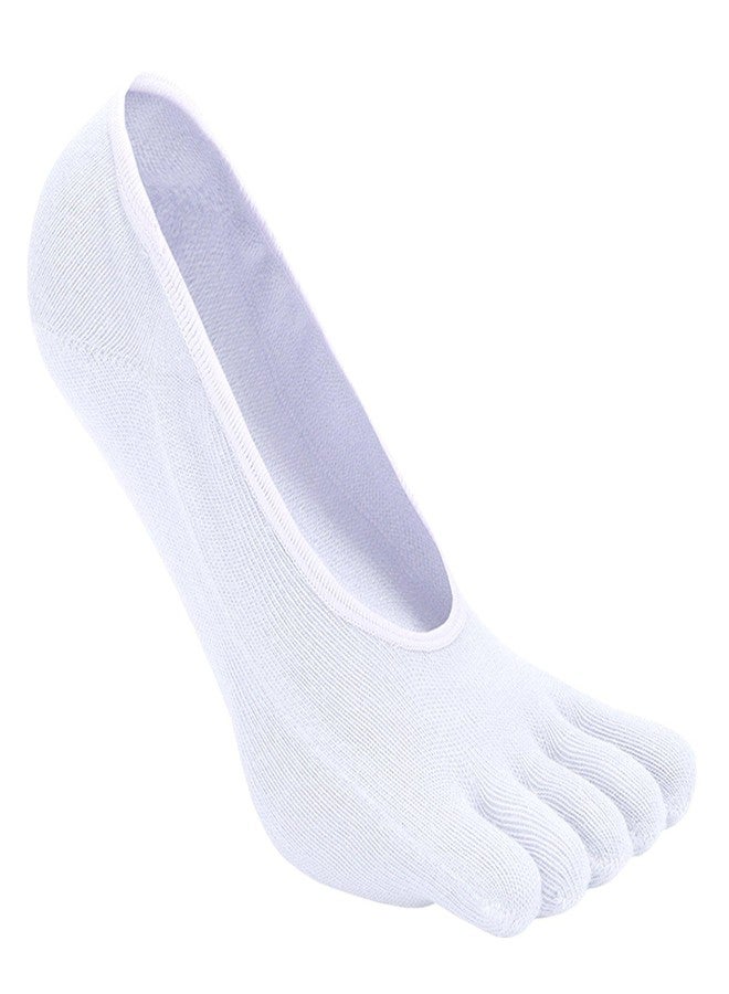 CaiDieNu Women's Low Cut Five Finger Toe Socks - Cotton Breathable for Running - Image 2