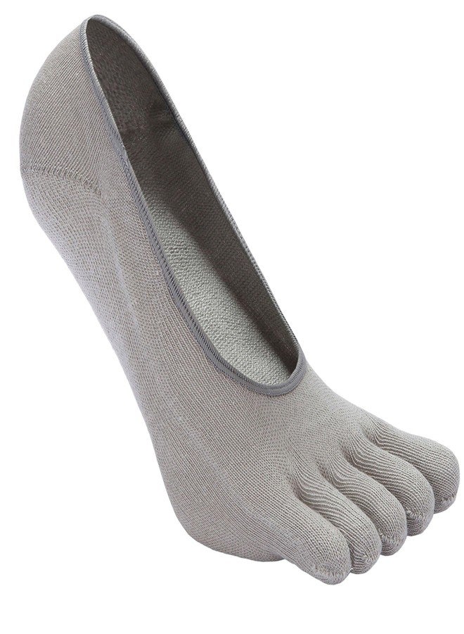 CaiDieNu Women's Low Cut Five Finger Toe Socks - Cotton Breathable for Running - Image 3