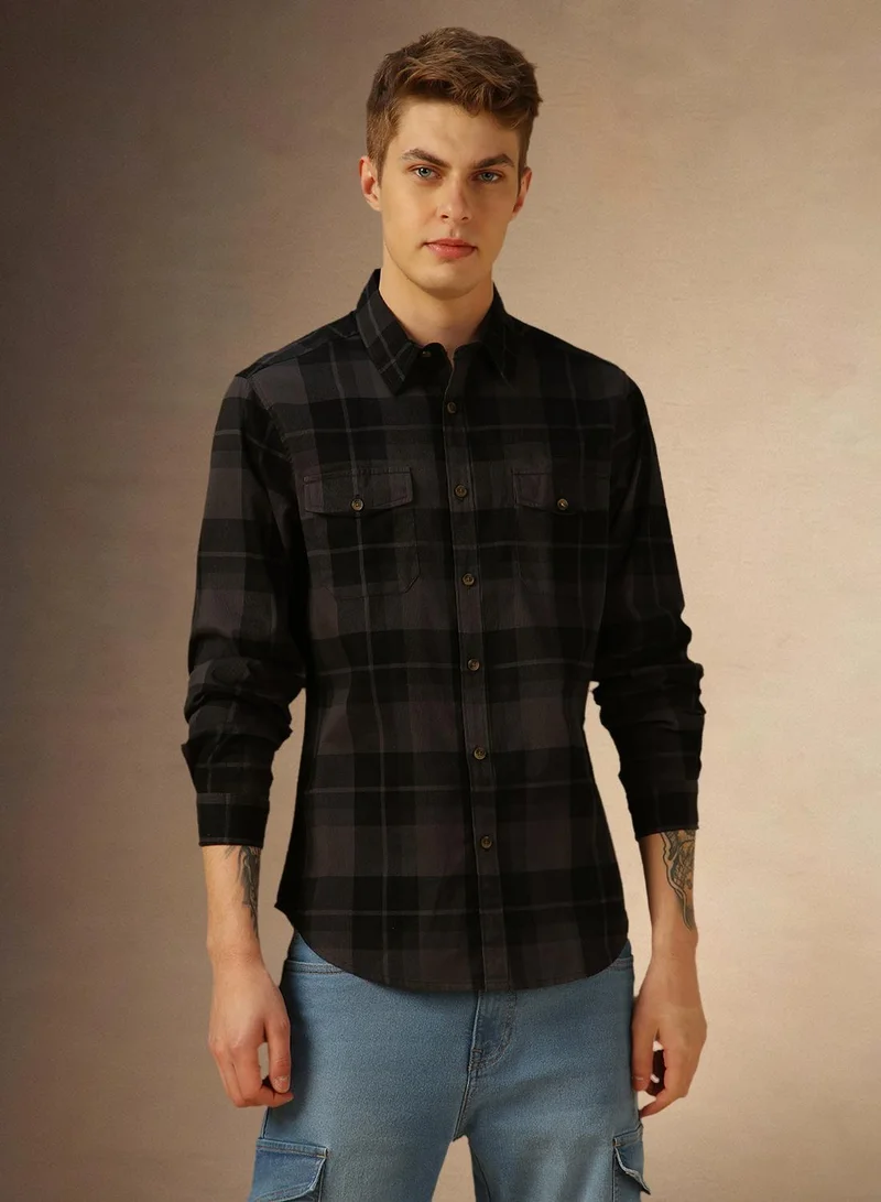 Dennis Lingo Grey Shirt For Men For Men