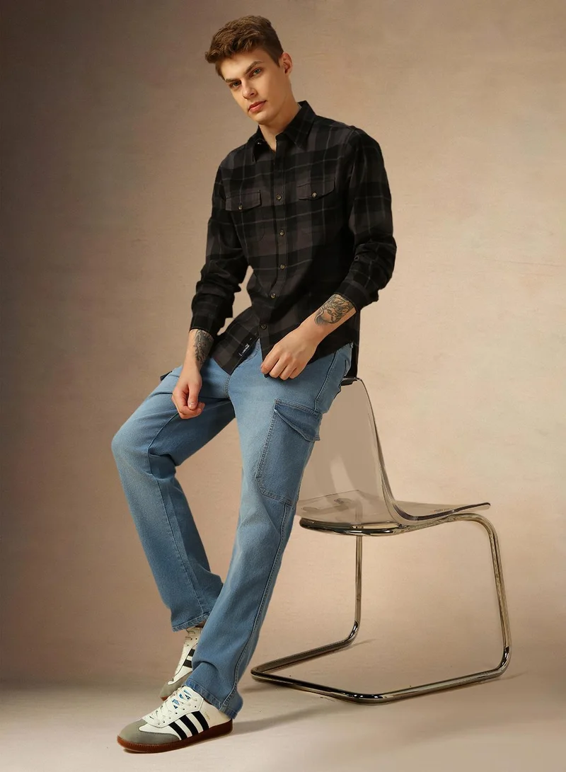 Dennis Lingo Grey Shirt For Men For Men