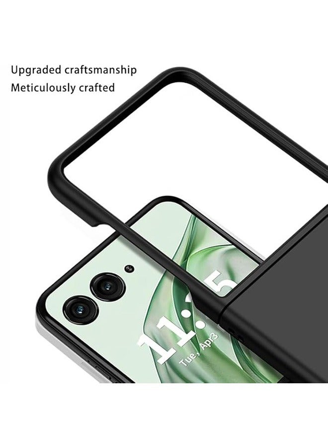 Case Compatible with Motorola Razr 50 Ultra, Slim Hard PC Back Cover Shockproof Bumper Skin Friendly Matte Protective, Anti-Fall Drop Protection, Cover for Moto Razr 50 Ultra (Black) - Image 3