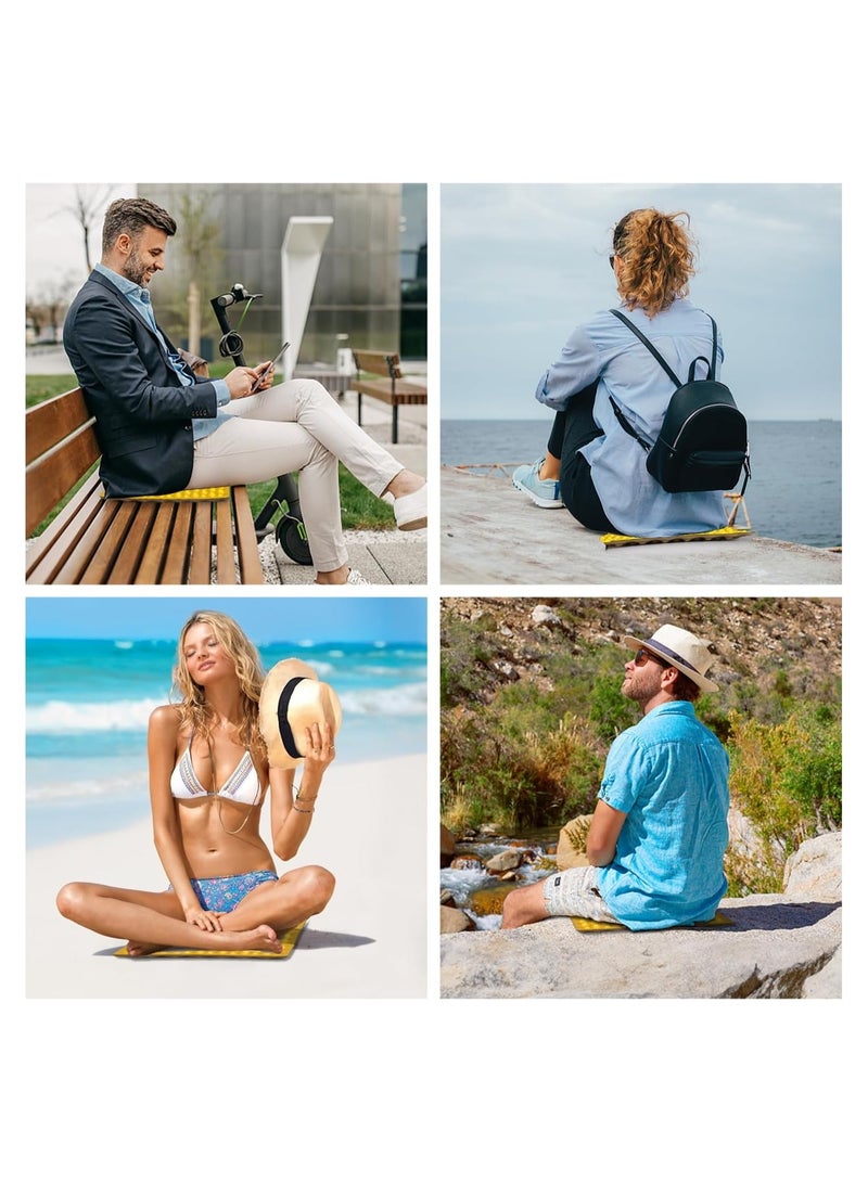 Generic Portable Foldable Cushion Seat, Lightweight Waterproof Foam Pad, 5-Piece Camping Mat Set for Outdoor Activities, Stadium Seating, Hiking, Backpacking, and Picnics - Image 5