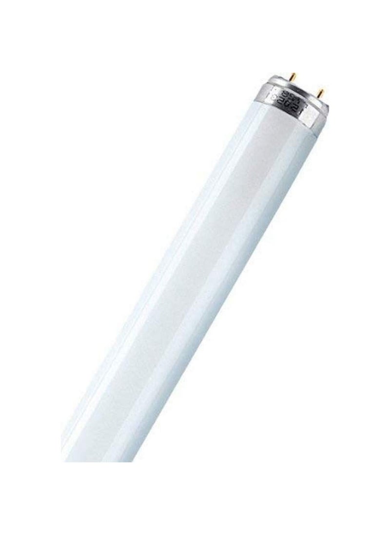 Osram - Osram/ Ledvance Lumilux Fluorescent Tube Light T8 L 58 Watts with G13 Base 2700K Warm White 1.5 m- Pack of 5 - Image 1
