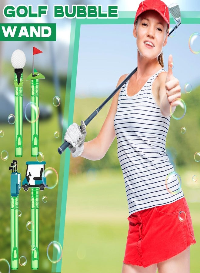 Rotatingpals 24 Pcs Golf Bubble Wands Bulk Sports Birthday Party Decorations Mini Bubble Wands Mini Cart, Clubs, Ball, Red Flag for Golf Themed Party Favors Supplies Team Gift Bag Stuffers - Image 3
