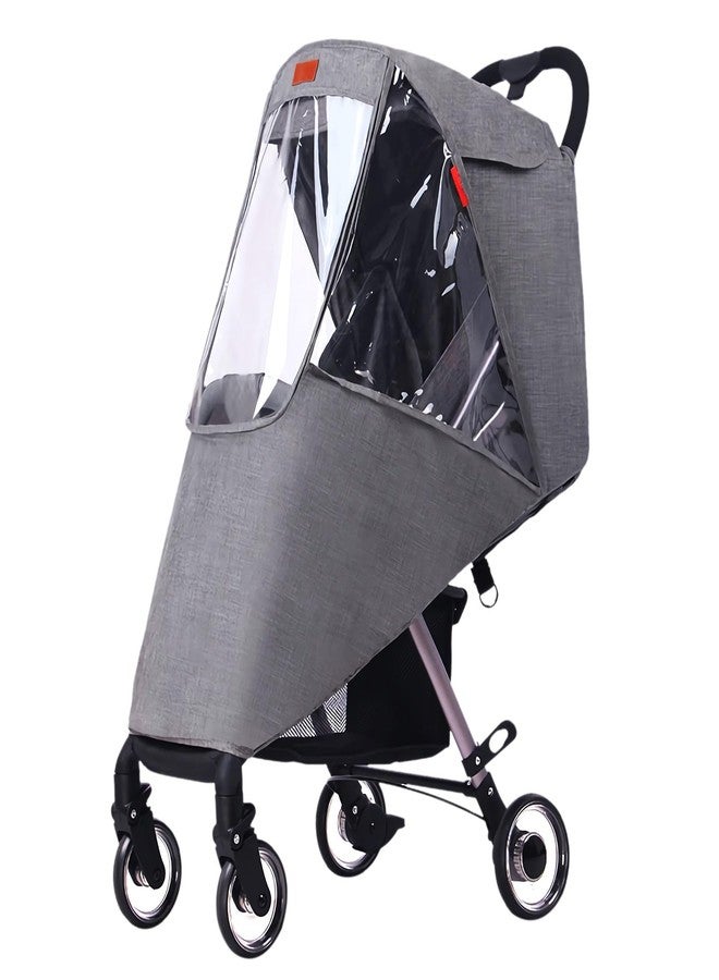 IBLUELOVER Stroller Rain Cover Baby Travel Weather Shield Universal Stroller Cover with Viewing Window for Dust Rain Snow Weather - Image 1