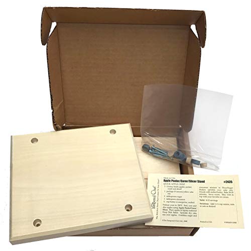 Pampered Chef The Pampered Chef Wood Stand, for use with the Apple Peeler/Corer/Slicer - Image 1