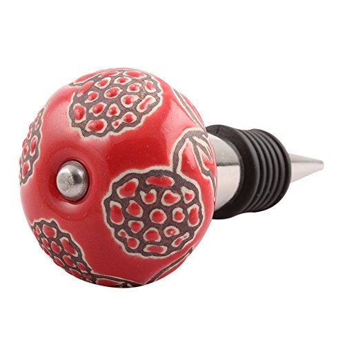 Indian-Shelf 2 Piece Reuseable Wine Bottle Stoppers Wine Cork Champagne Rubbers Leak Proof Beer Saver Wine Bottle Sealers Cap for Bar Accessories Item - Image 1
