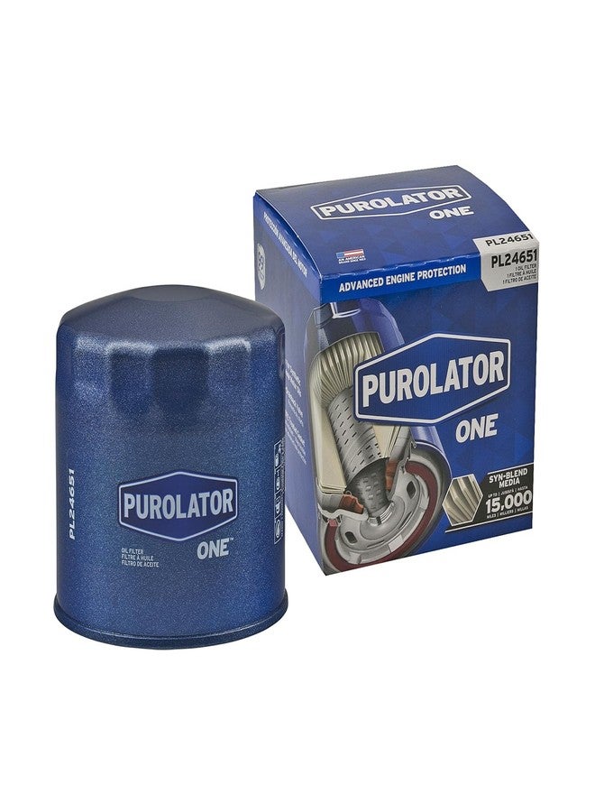 Purolator PL24651 ONE Advanced Engine Protection Spin On Oil Filter Blue,Single Filter - Image 1