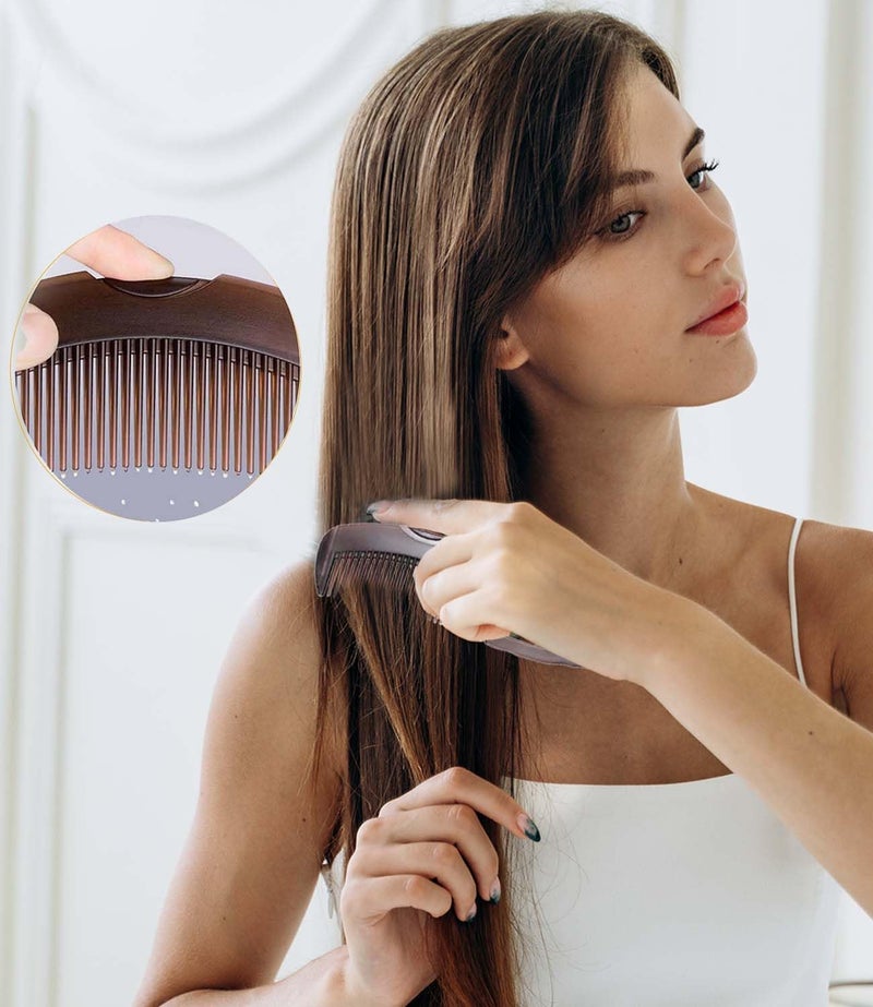 SKYUNION Dandruff Comb Energy Massage Comb Scalp Brush for Dandruff Removal Lice Remover Products Hair Dressing Comb Healthier Scalp and Better Hair Quality Removal of and Dirt for Women Men - Image 2