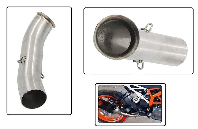 PA Middle Bend Pipe (Stainless Steel) for KTM RC 390/ KTM Duke 125/ KTM Duke 250/ KTM Duke 390 (2017-2018 Models) T-17 - Image 3