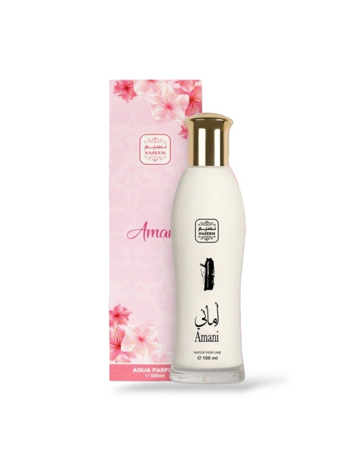 نسيم عطر أماني النسائي بدون كحول 100 مل – عطر فاكهي زهري - Image 1