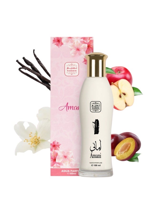 نسيم عطر أماني النسائي بدون كحول 100 مل – عطر فاكهي زهري - Image 2