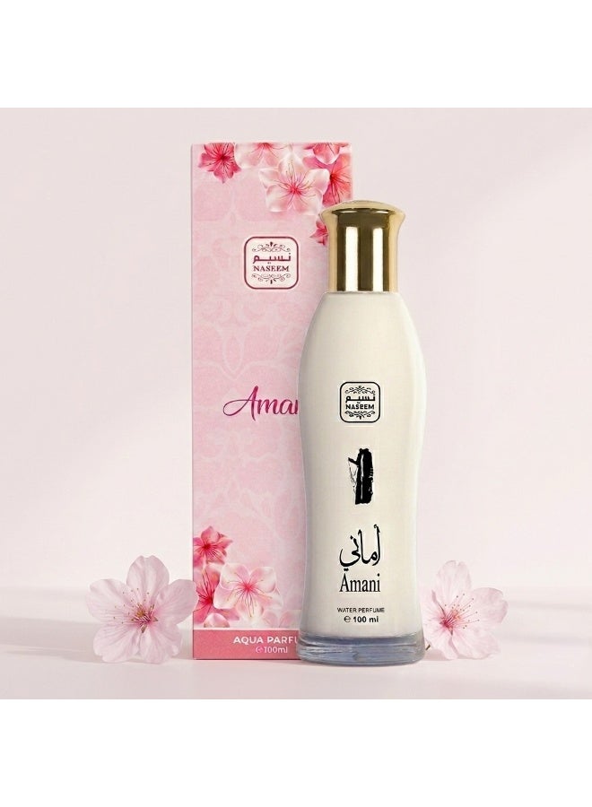 نسيم عطر أماني النسائي بدون كحول 100 مل – عطر فاكهي زهري - Image 3