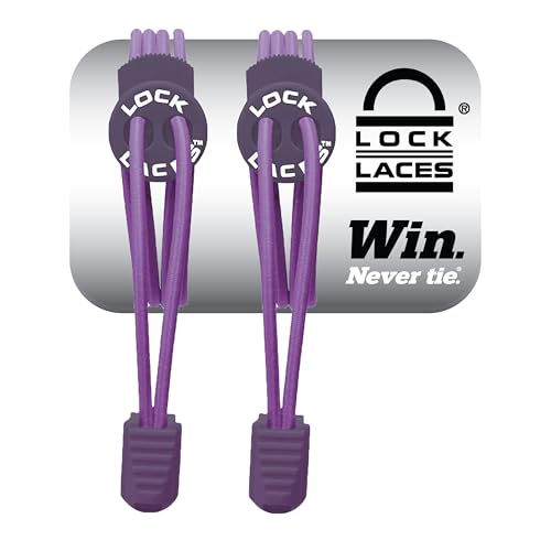 LOCK LACES Shoe Laces (Purple) - Image 1
