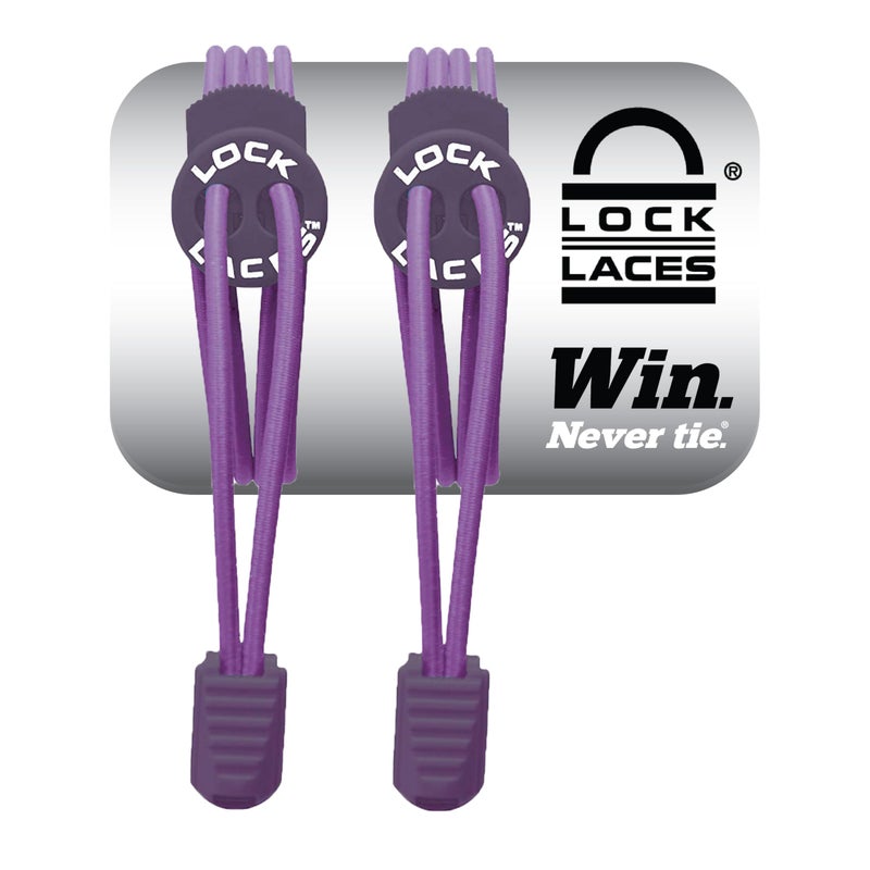 LOCK LACES Shoe Laces (Purple) - Image 5