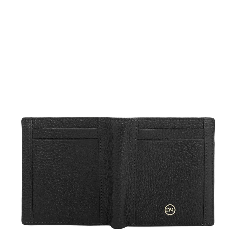 Da Milano  Black Bifold Leather Mens Wallet for Men | Best Price UAE