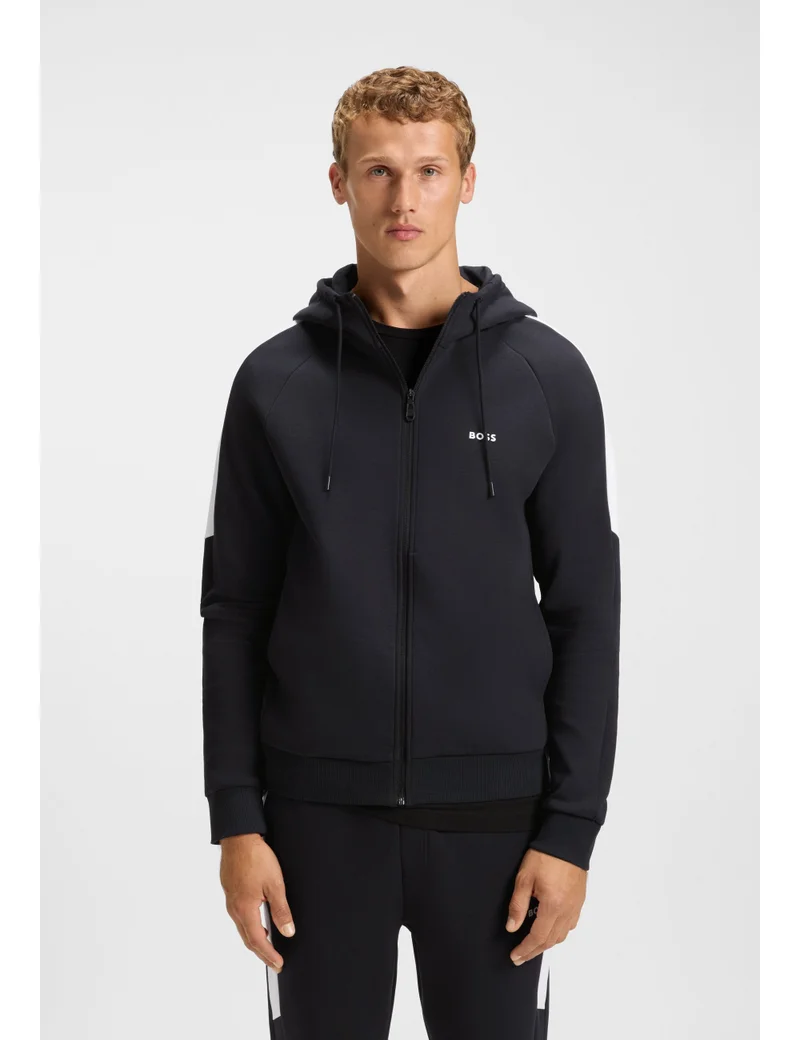 بوس Stretch-cotton tracksuit with contrast inserts