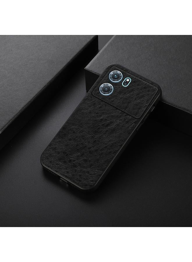 S-TOP Case For OPPO K10 5G Accurate Hole Crazy Horse Texture PU Phone Case - Image 2