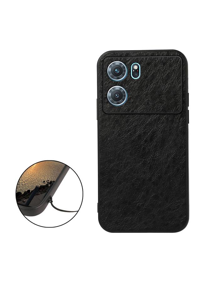 S-TOP Case For OPPO K10 5G Accurate Hole Crazy Horse Texture PU Phone Case - Image 3