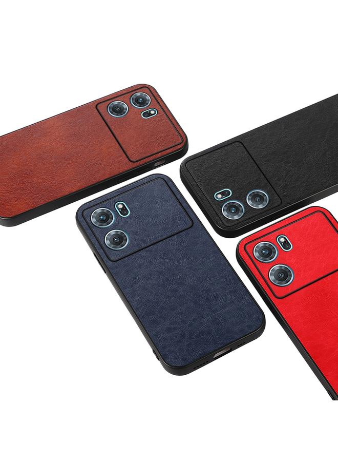 S-TOP Case For OPPO K10 5G Accurate Hole Crazy Horse Texture PU Phone Case - Image 4