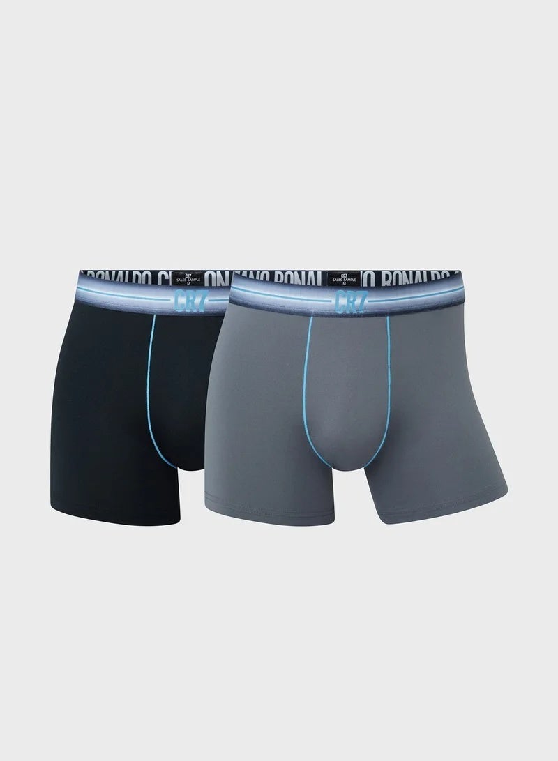 CR7 Fashion Micro Trunk 2-Pack – Ultra-Soft Microfiber Men’s Trunks with Premium Support - Image 1
