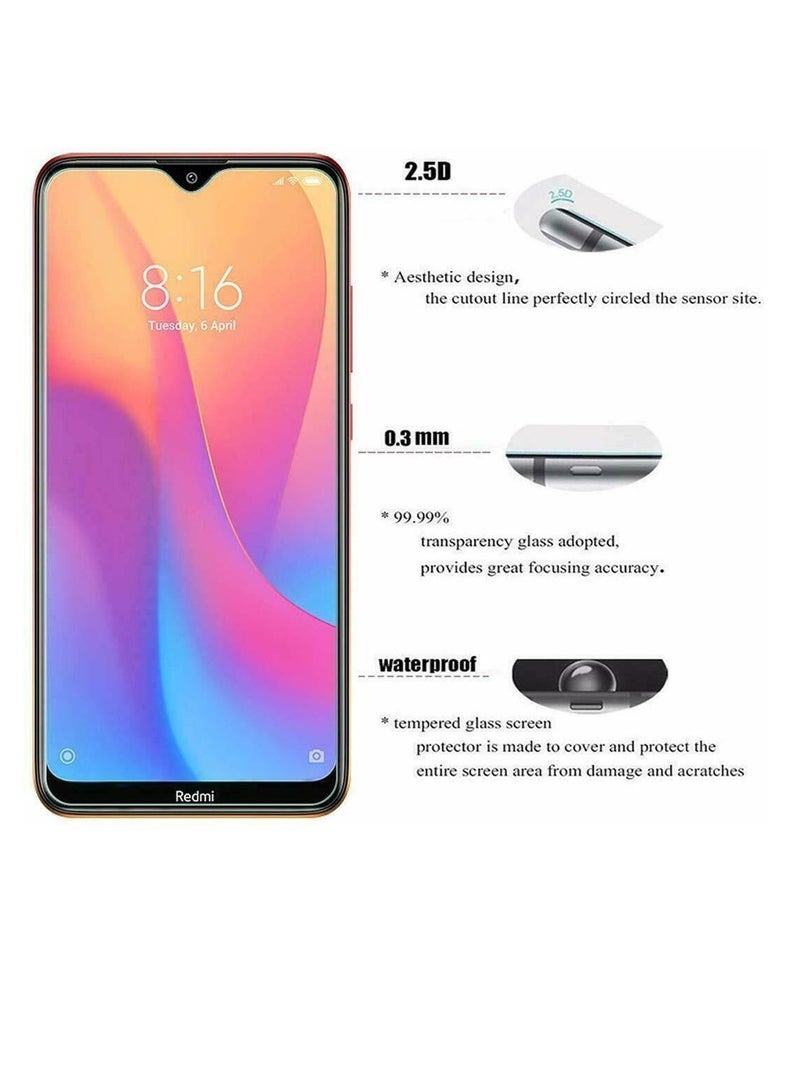 HEXABEX Tempered Glass for Redmi 12R/12 Glass Screen Protector Compatible with Redmi 12R/12 Clear - Image 2